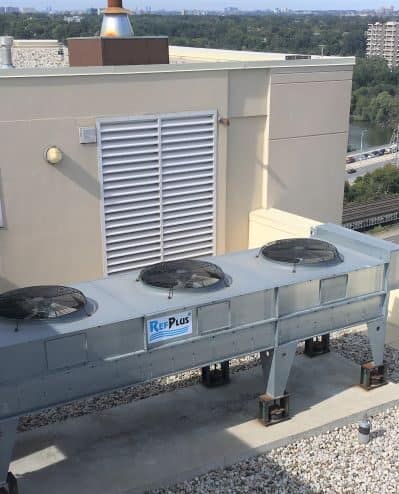 Evaporator top Mechanical noise from roof-top